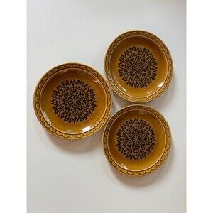 3 1960s MidCentury Modern Vintage Homer Laughlin CoventryCastilian Dinner Plates